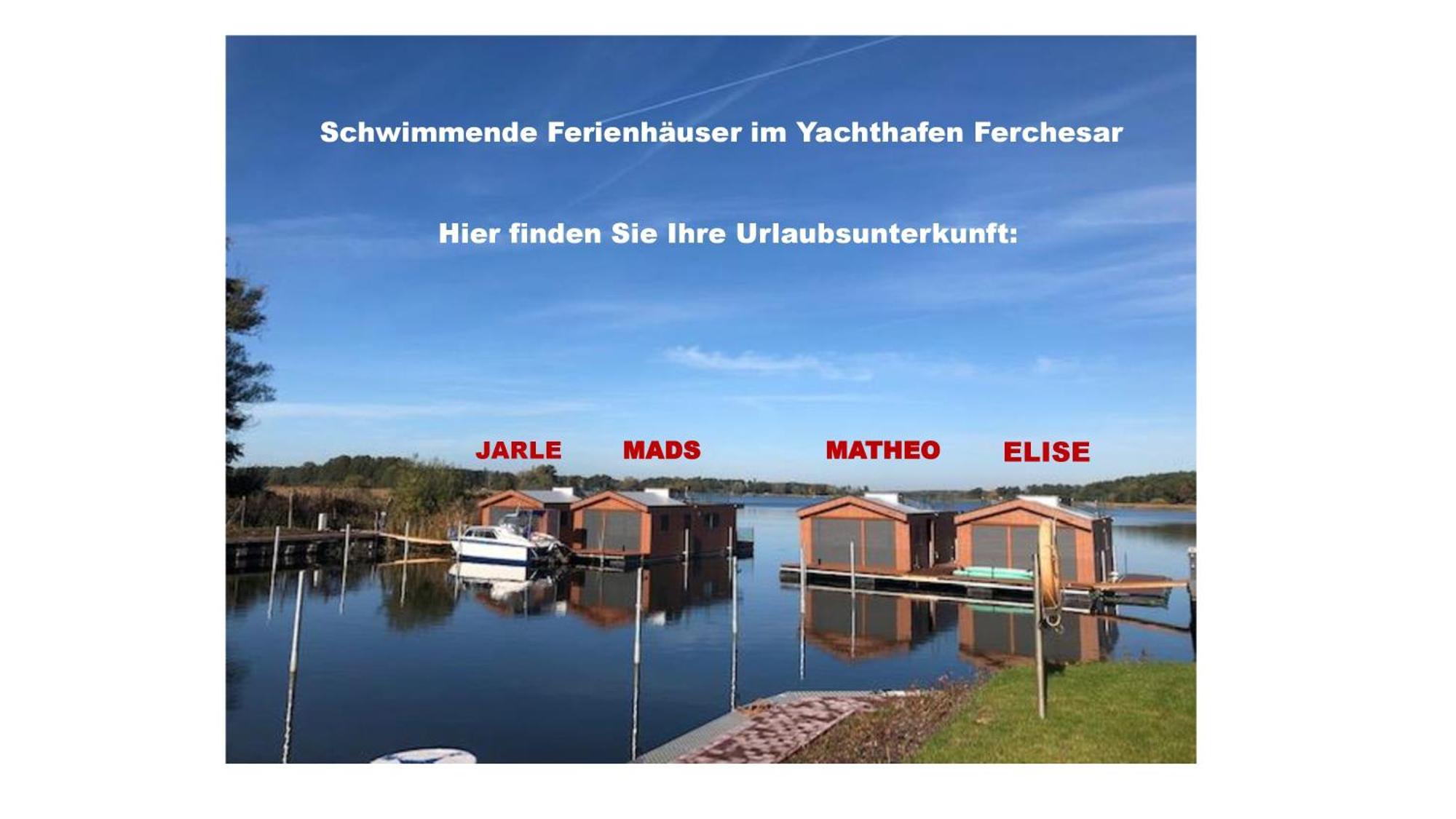 Haus Auf Dem See Elise, Matheo, Mads, Und Jarle Ferchesar Extérieur photo